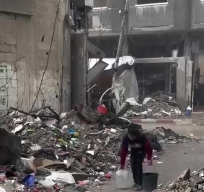 Gambaran kondisi Gaza. [Instagram]